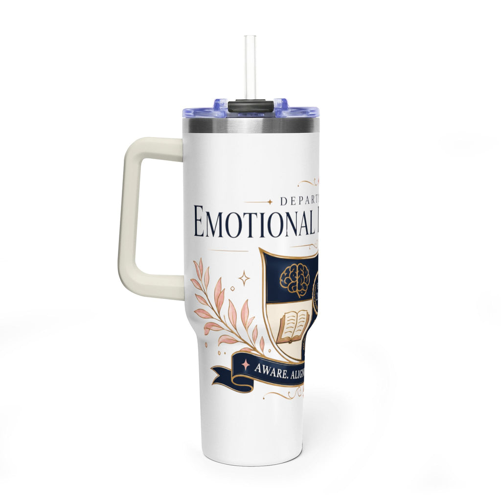 Navy Department of Emotional Intelligence 40oz Tumbler
