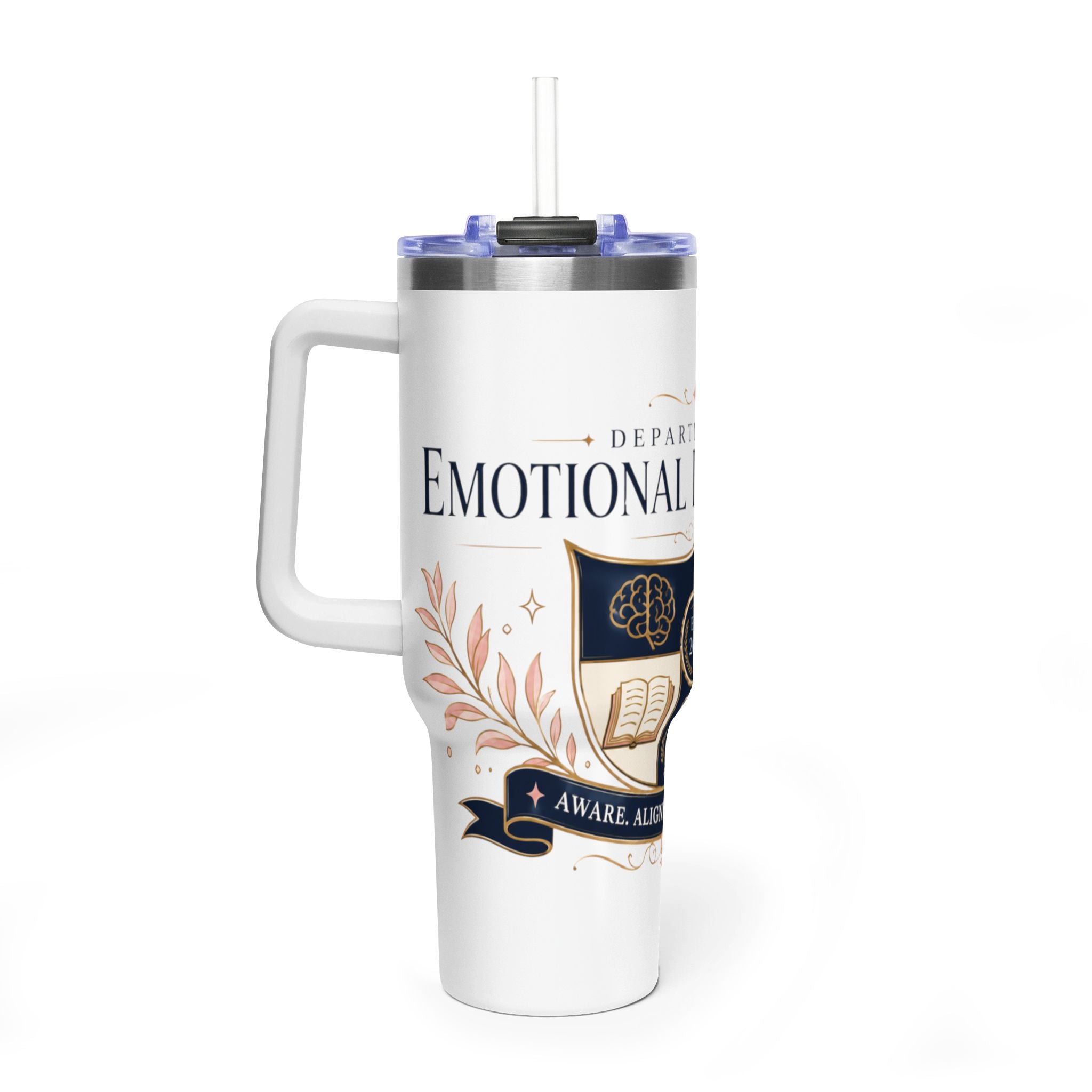 Navy Department of Emotional Intelligence 40oz Tumbler