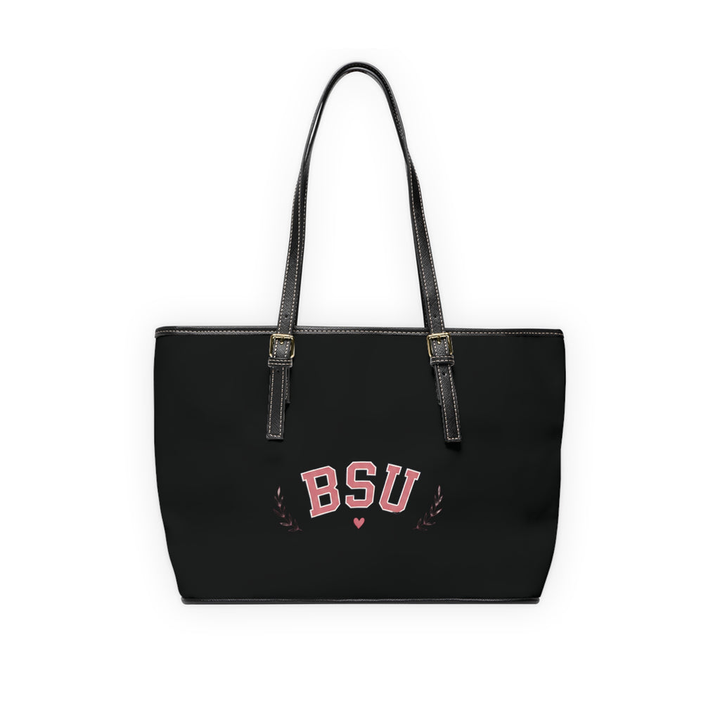Emotionally Intelligent Leather Tote - Black