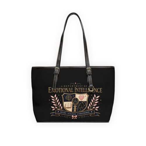 Department of Emotional Intelligence Leather Tote
