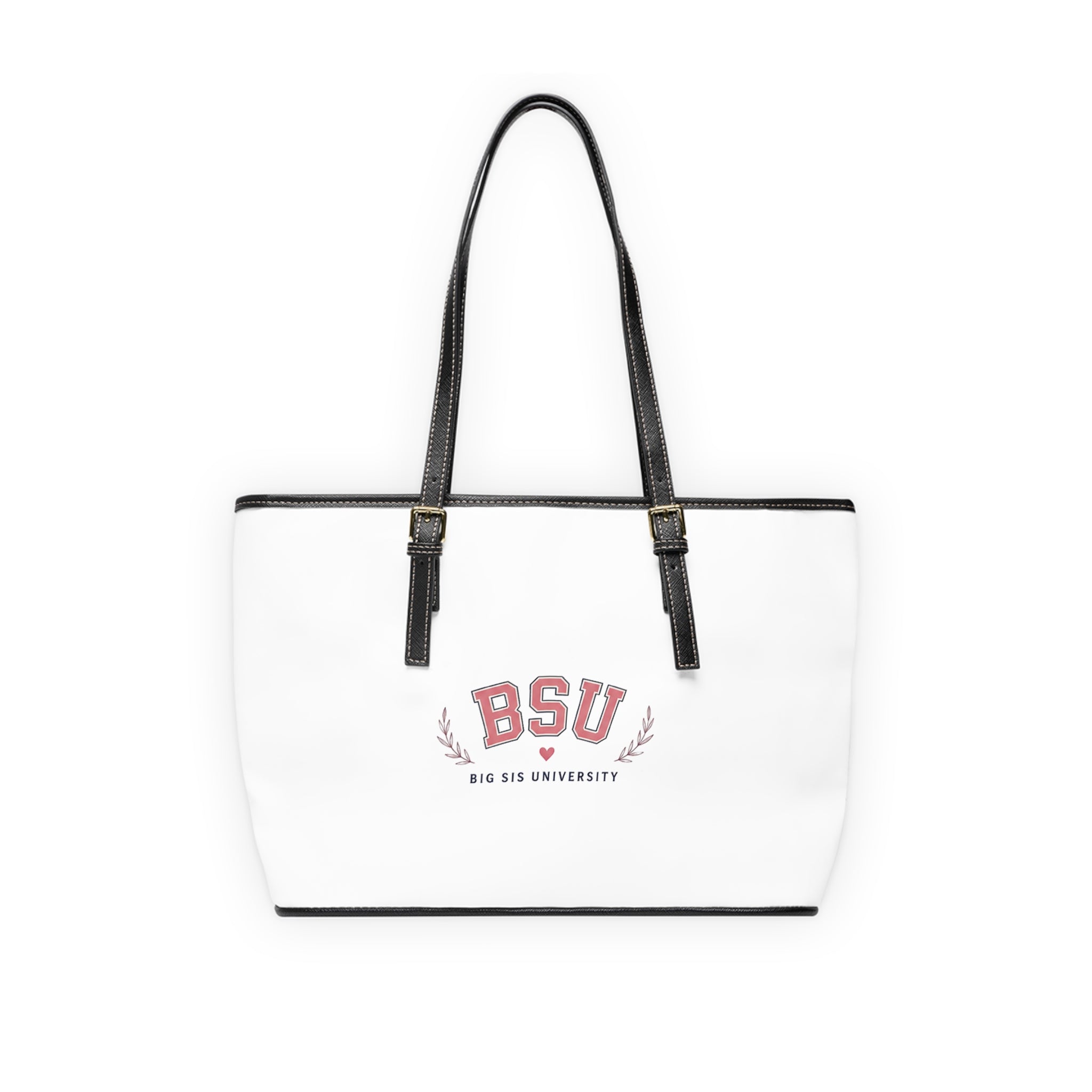 Emotionally Intelligent Leather Tote - White