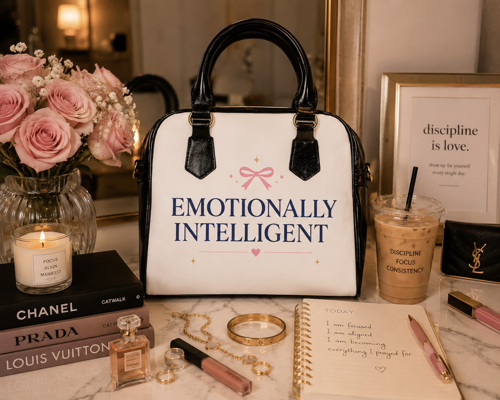 Emotionally Intelligent Signature Bag - White