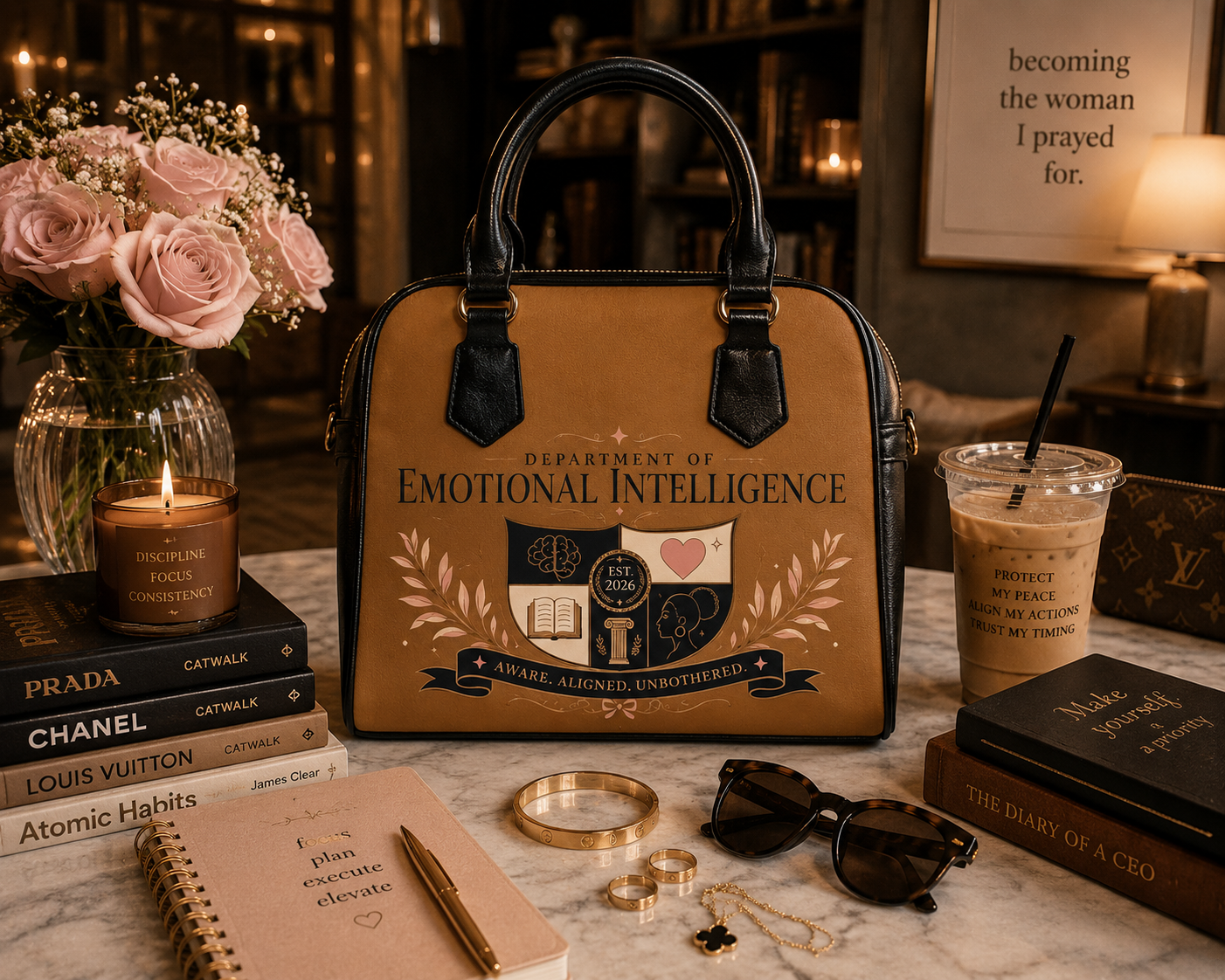 The Emotional Intelligence Bag – Caramel